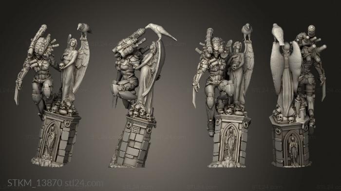 Figurines heroes, monsters and demons (Heresy Lab Assassin Entropy, STKM_13870) 3D models for cnc