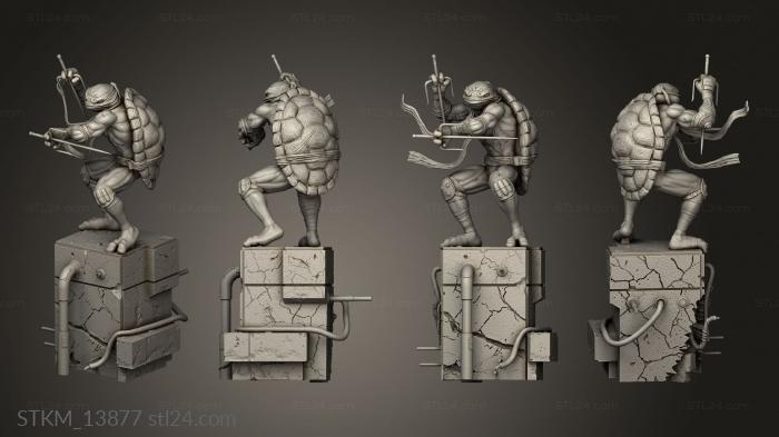 Figurines heroes, monsters and demons (good smile Teenage Mutant Ninja Turtle Diorama raph, STKM_13877) 3D models for cnc