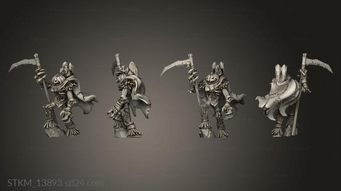 Figurines heroes, monsters and demons (Grayw Village GW scarecrow scythe, STKM_13893) 3D models for cnc