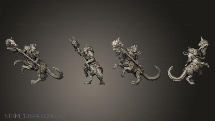 Статуэтки герои, монстры и демоны (Великий Дракон-Людоед ПО, STKM_13894) 3D модель для ЧПУ станка