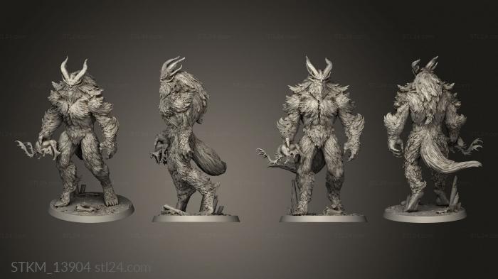 Figurines heroes, monsters and demons (Grim Hulks Yeti Hulk Elder, STKM_13904) 3D models for cnc