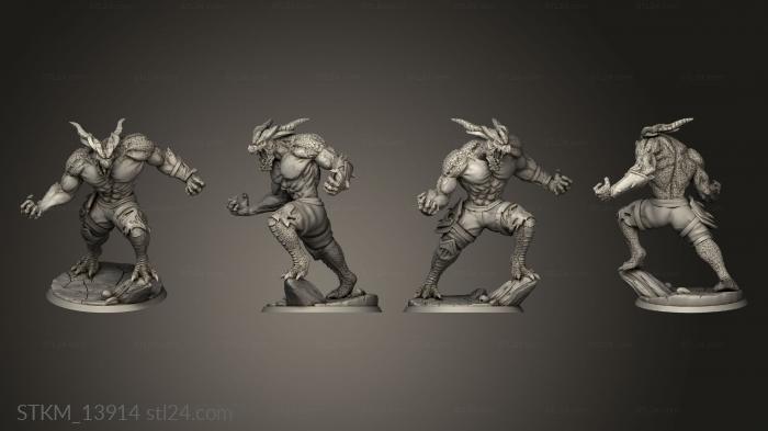 Figurines heroes, monsters and demons (Gunnonth The Life Taker, STKM_13914) 3D models for cnc