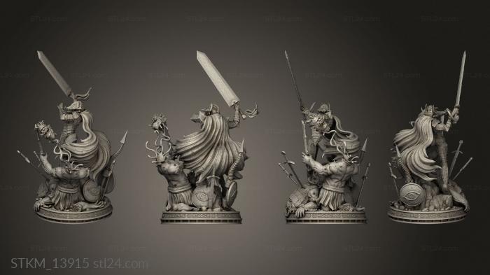Figurines heroes, monsters and demons (Guts Berserk Berserkver, STKM_13915) 3D models for cnc
