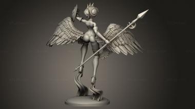 Figurines heroes, monsters and demons (Gwendolyn Azerama NSFW, STKM_13920) 3D models for cnc