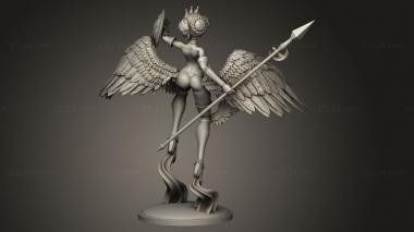 Figurines heroes, monsters and demons (Gwendolyn Azerama NSFW, STKM_13922) 3D models for cnc