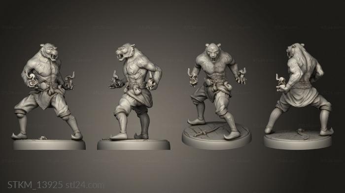 Figurines heroes, monsters and demons (Hour Demons Rakshasa Magic, STKM_13925) 3D models for cnc