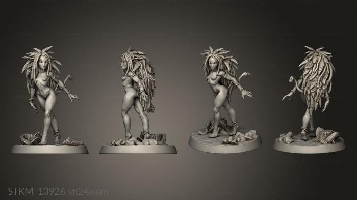 Figurines heroes, monsters and demons (Gwendal the Troll Maiden, STKM_13926) 3D models for cnc