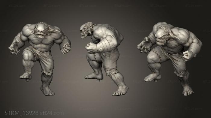 Figurines heroes, monsters and demons (Hulk smashes maestro piezas cortado Brazo, STKM_13928) 3D models for cnc
