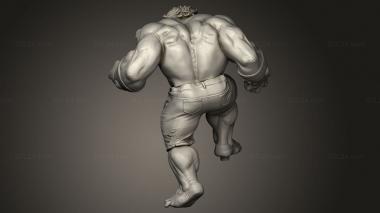 Figurines heroes, monsters and demons (Hulk smashes maestro piezas cortado Brazo, STKM_13928) 3D models for cnc