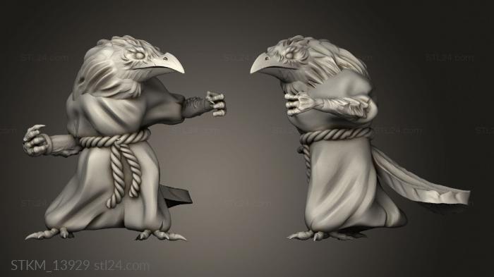 Figurines heroes, monsters and demons (Kenku Weapon, STKM_13929) 3D models for cnc