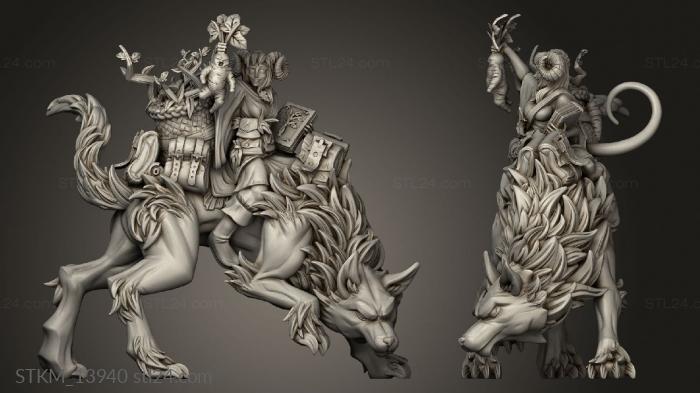 Figurines heroes, monsters and demons (Hawkers Thamarya Olivia Daxx Sil, STKM_13940) 3D models for cnc