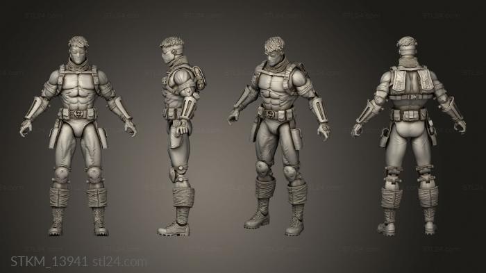 Figurines heroes, monsters and demons (Hawkeye action figure, STKM_13941) 3D models for cnc