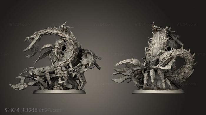 Figurines heroes, monsters and demons (Infestation Giant DeathStalker Hybrid Scorpion Scorpio, STKM_13948) 3D models for cnc