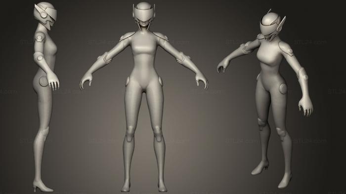 Figurines heroes, monsters and demons (BRUTE Skin Pack Fortnite Item Shop Skins, STKM_1396) 3D models for cnc