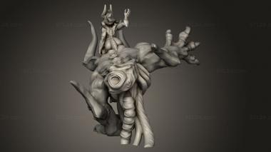 Figurines heroes, monsters and demons (Hell Hath Fury Amalgamation, STKM_13964) 3D models for cnc