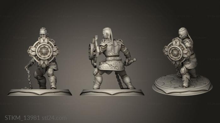 Figurines heroes, monsters and demons (Grand Hunt The Tergrid, STKM_13981) 3D models for cnc