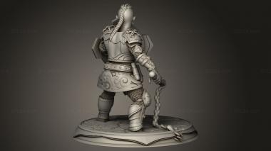 Figurines heroes, monsters and demons (Grand Hunt The Tergrid, STKM_13981) 3D models for cnc