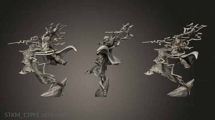 Figurines heroes, monsters and demons (hor Thor, STKM_13991) 3D models for cnc