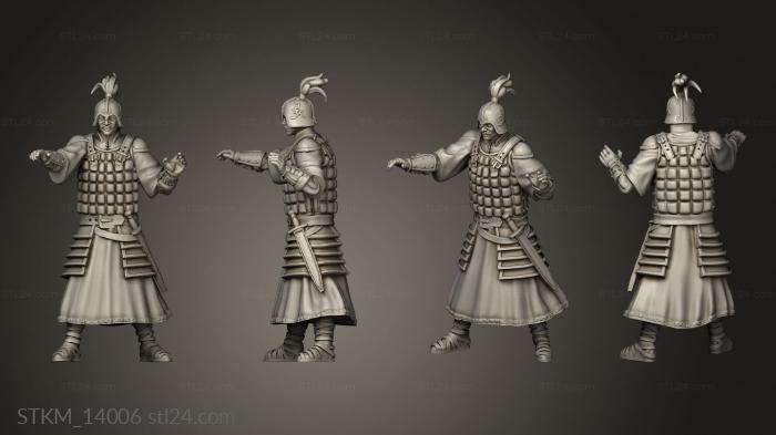 Figurines heroes, monsters and demons (China Dynasty Ballistamon Operator, STKM_14006) 3D models for cnc