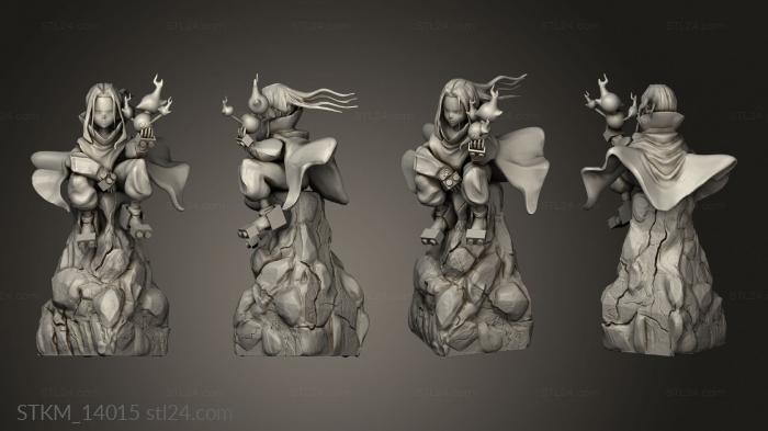 Статуэтки герои, монстры и демоны (Король Шаманов, STKM_14015) 3D модель для ЧПУ станка