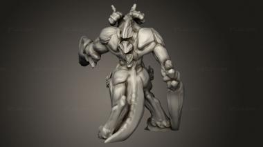 Figurines heroes, monsters and demons (Hell Hath Fury Claw ed one, STKM_14020) 3D models for cnc