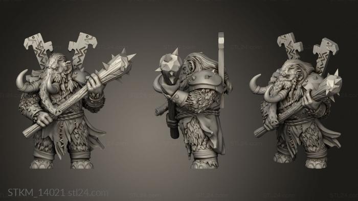 Figurines heroes, monsters and demons (Bloodfields Shapeshifters Mammoth, STKM_14021) 3D models for cnc