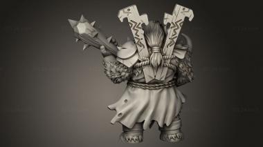 Figurines heroes, monsters and demons (Bloodfields Shapeshifters Mammoth, STKM_14021) 3D models for cnc