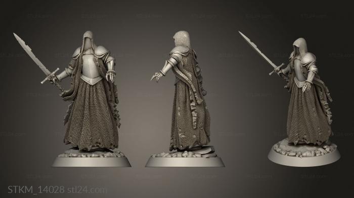 Figurines heroes, monsters and demons (Sorrowsworn Baron Soldiers The Wraith Swordsman Lv, STKM_14028) 3D models for cnc