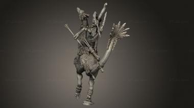 Figurines heroes, monsters and demons (Arrow, STKM_14031) 3D models for cnc