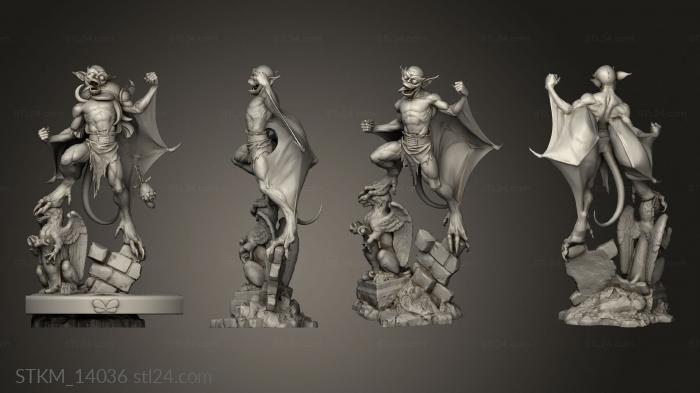 Figurines heroes, monsters and demons (LEXINGTON, STKM_14036) 3D models for cnc