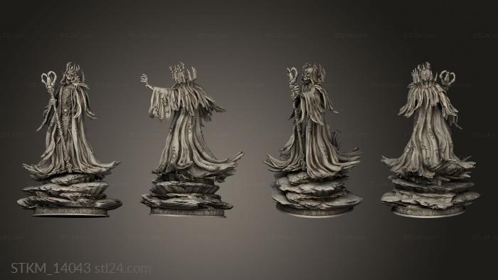 Figurines heroes, monsters and demons (Lich Leather, STKM_14043) 3D models for cnc