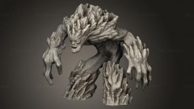 Figurines heroes, monsters and demons (Heroscape Figures Greater Ice Elemental, STKM_14046) 3D models for cnc