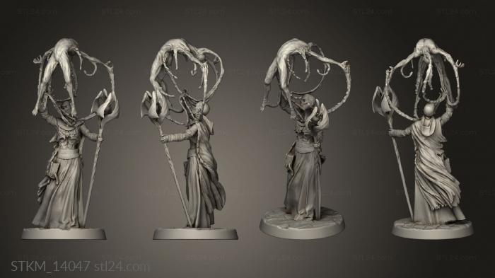 Figurines heroes, monsters and demons (Lich Male Blood Sacrifice Xtra Yes, STKM_14047) 3D models for cnc