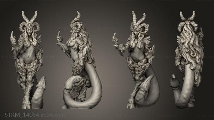 Figurines heroes, monsters and demons (Hell Hath Fury Lilith, STKM_14054) 3D models for cnc
