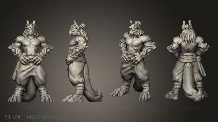 Figurines heroes, monsters and demons (Hell Hath Fury Rakshasa, STKM_14055) 3D models for cnc