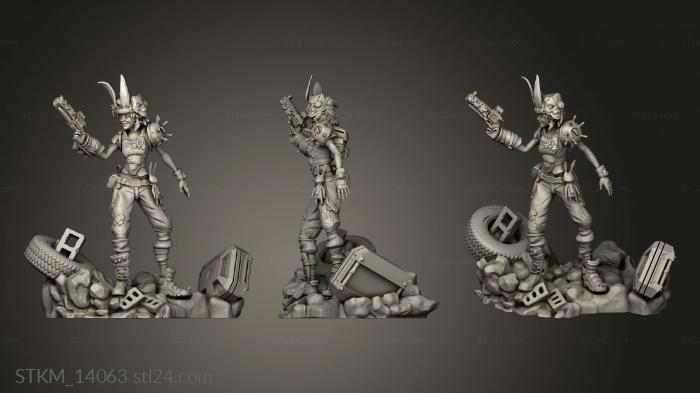 Статуэтки герои, монстры и демоны (Крейг Тина, STKM_14063) 3D модель для ЧПУ станка