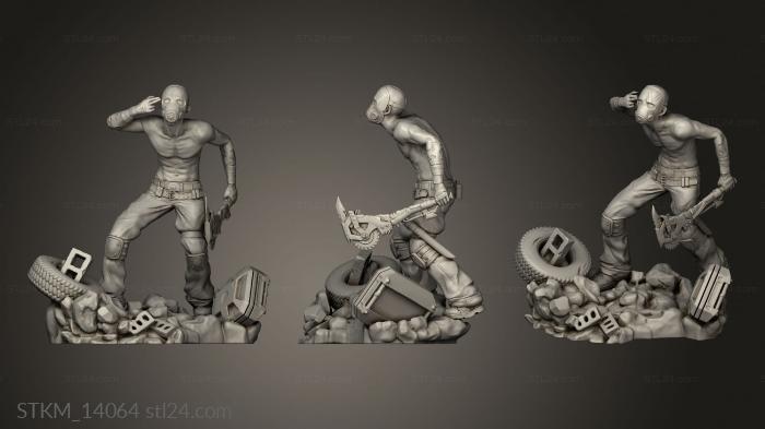 Figurines heroes, monsters and demons (ycho Tina, STKM_14064) 3D models for cnc