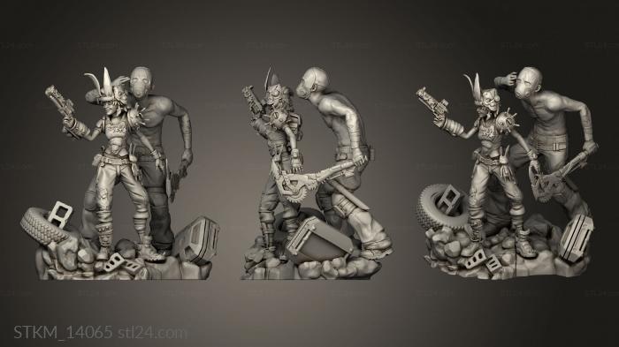 Figurines heroes, monsters and demons (ycho Tina, STKM_14065) 3D models for cnc
