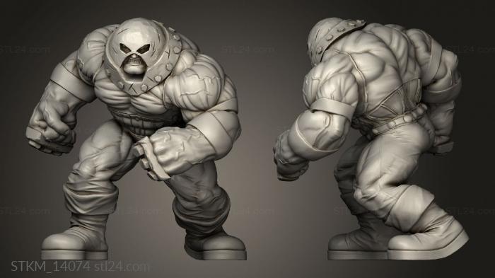 Figurines heroes, monsters and demons (JUGGERNAUT Unstoppable Muscle Man, STKM_14074) 3D models for cnc