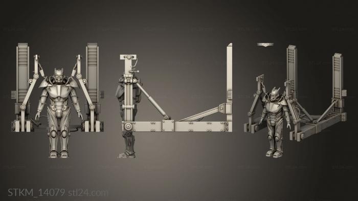 Figurines heroes, monsters and demons (Fallout boom platforms, STKM_14079) 3D models for cnc
