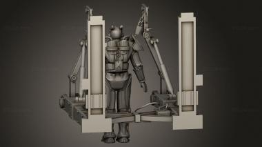 Figurines heroes, monsters and demons (Fallout boom platforms, STKM_14079) 3D models for cnc