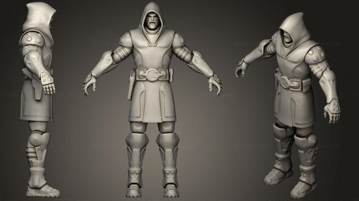 Figurines heroes, monsters and demons (Doctor Doom Skin Fortnite Chapter 2, STKM_1408) 3D models for cnc