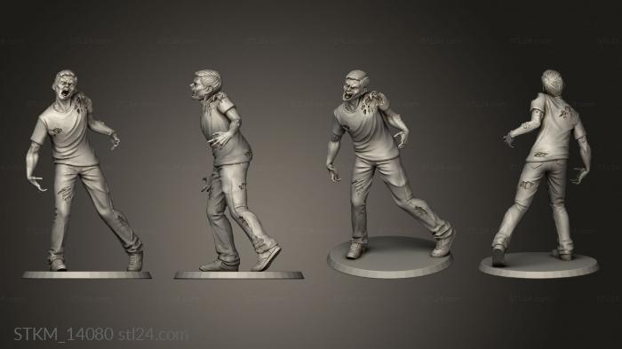 Figurines heroes, monsters and demons (Into the dead Zombie Walkout, STKM_14080) 3D models for cnc