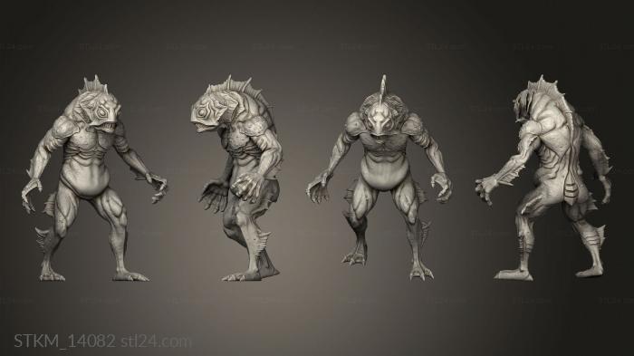 Figurines heroes, monsters and demons (Innsmouth Investigators DEEPONE, STKM_14082) 3D models for cnc