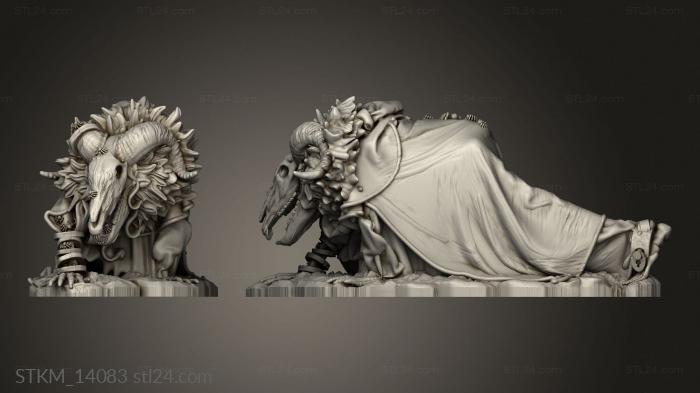 Figurines heroes, monsters and demons (HOLY COMPANY Fisterra STARTER WILD SPECTRE, STKM_14083) 3D models for cnc