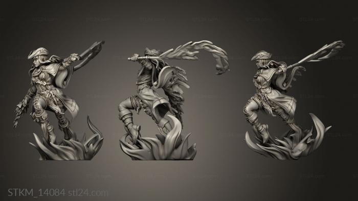 Figurines heroes, monsters and demons (Hero Noisette Action Blood Blade, STKM_14084) 3D models for cnc