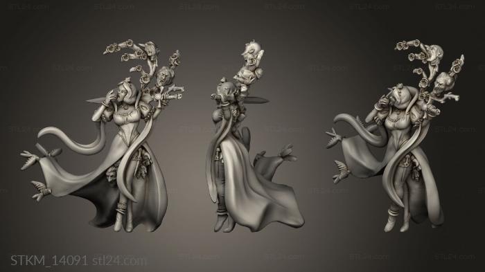 Figurines heroes, monsters and demons (Heroes fairy tales Snow White licking, STKM_14091) 3D models for cnc