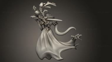 Figurines heroes, monsters and demons (Heroes fairy tales Snow White licking, STKM_14091) 3D models for cnc