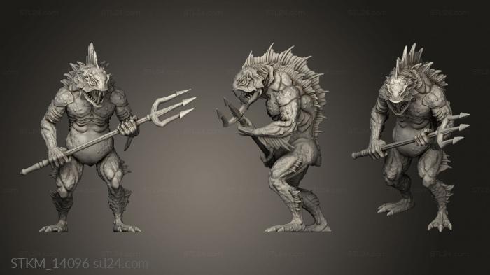 Figurines heroes, monsters and demons (Innsmouth Investigators ELITE DEEPONE, STKM_14096) 3D models for cnc