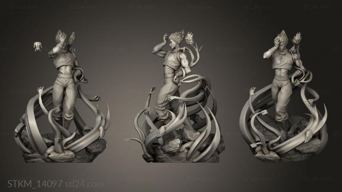 Figurines heroes, monsters and demons (Hisoka RAFAEL GOKU VAZADOR, STKM_14097) 3D models for cnc